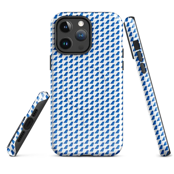 MagSafe® Ultra-Tough Case for iPhone® - Two-Tone Blue Tailfin Design product image (4)