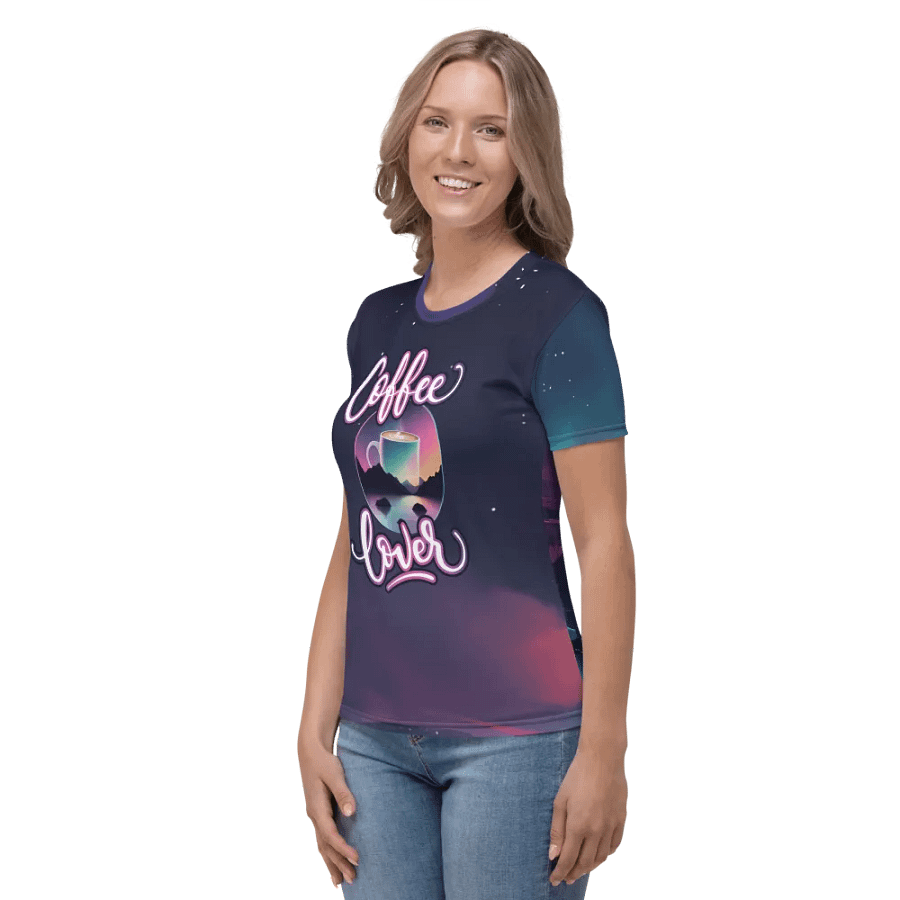 Coffee Lover All Over Print T-shirt product image (4)