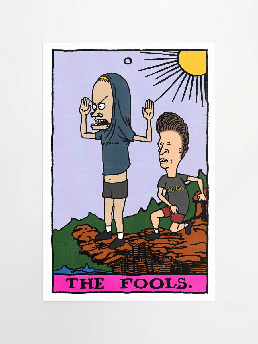 Cornholio Beavis and Butthead Fool Tarot Card Print product image (4)