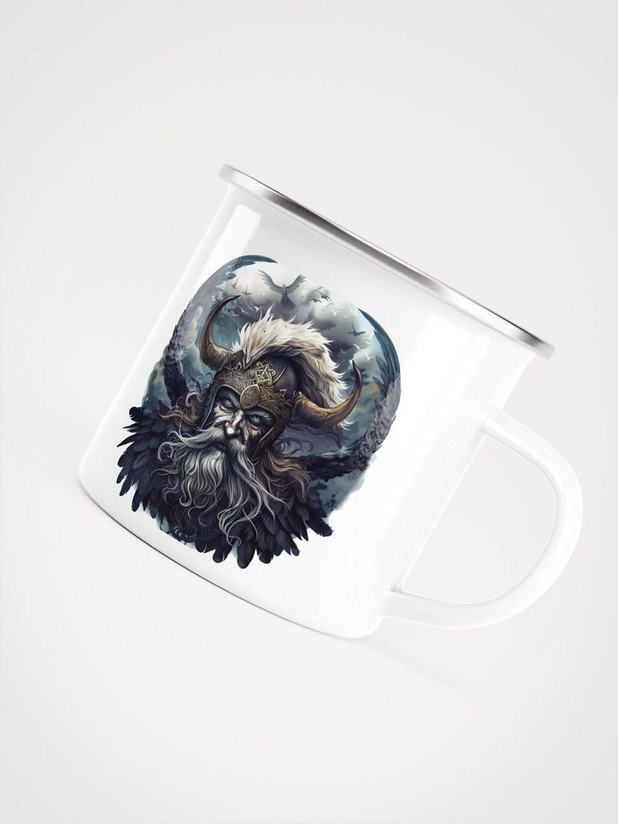 Odin - The Allfather of Norse Gods Enamel Mug product image (5)