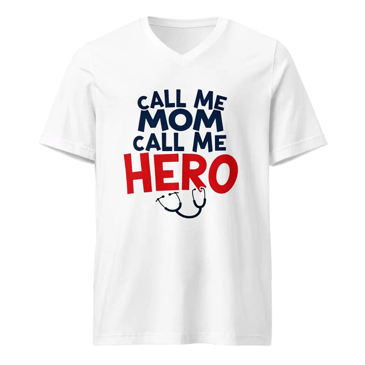 Heroic Mom V-Neck Tee product image (1)