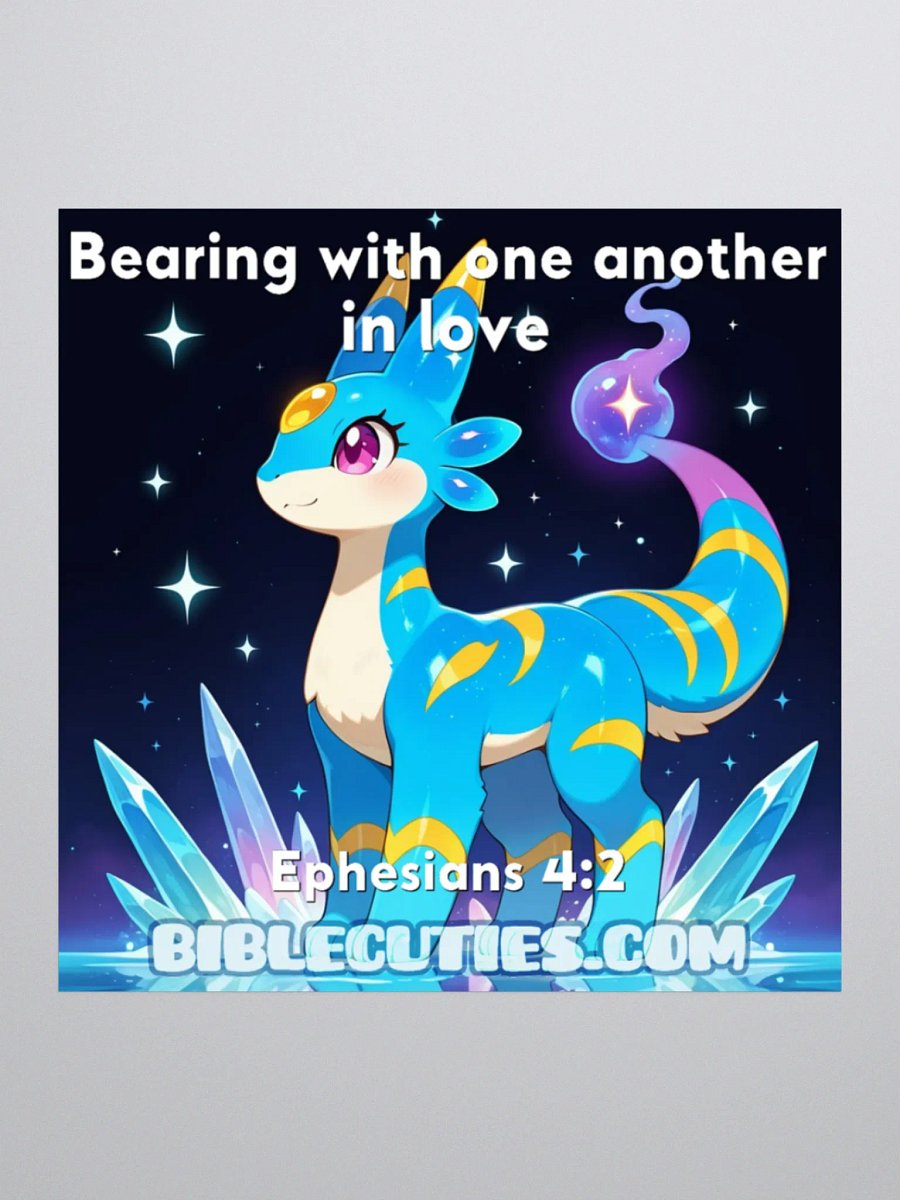 Bible Cuties Serena - Bearing with one another in love Sticker product image (1)