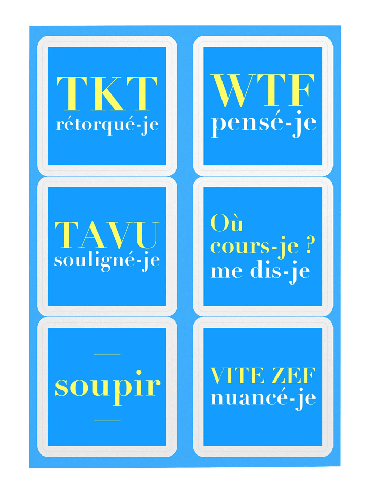 6 stickers littéraires • planche A5 product image (1)