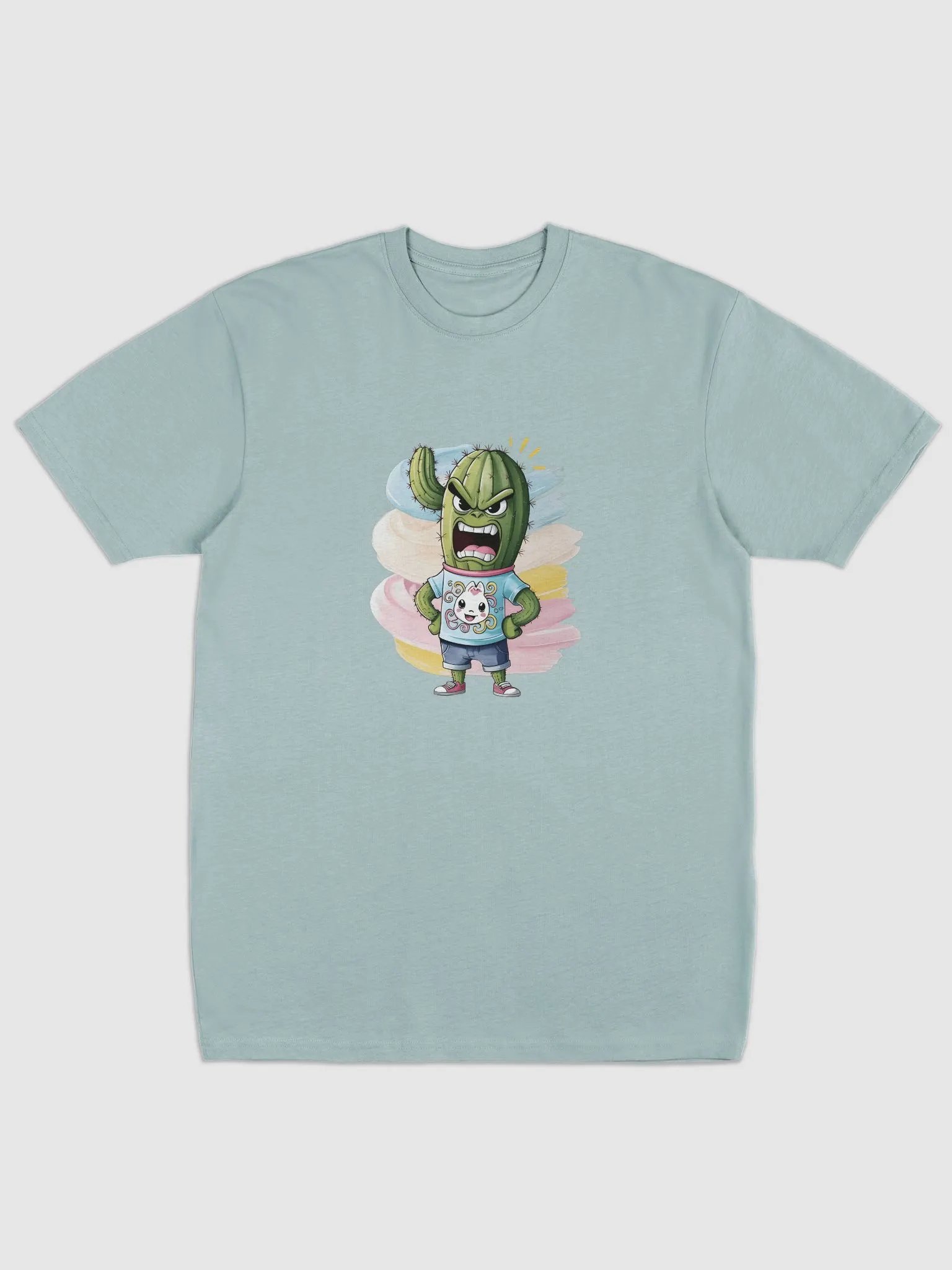 Prickly Premium Tee - Cactus Character Design product image (2)