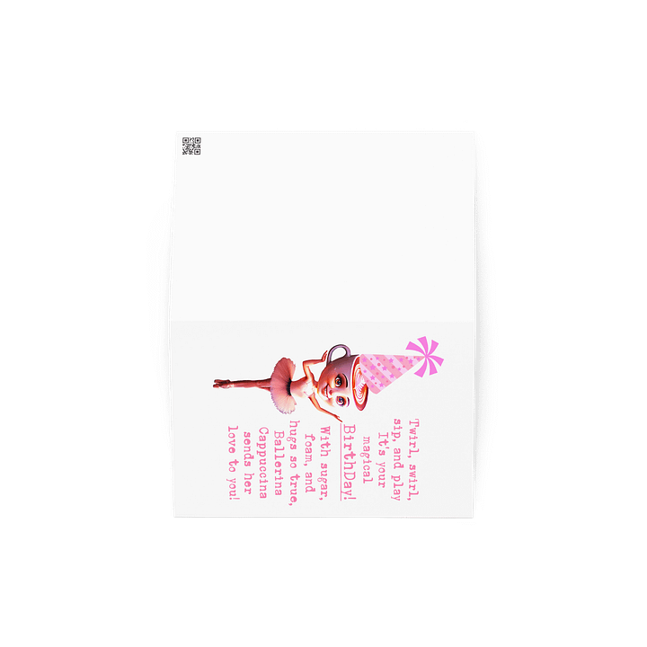 Ballerina Cappuccina Birthday Card product image (4)