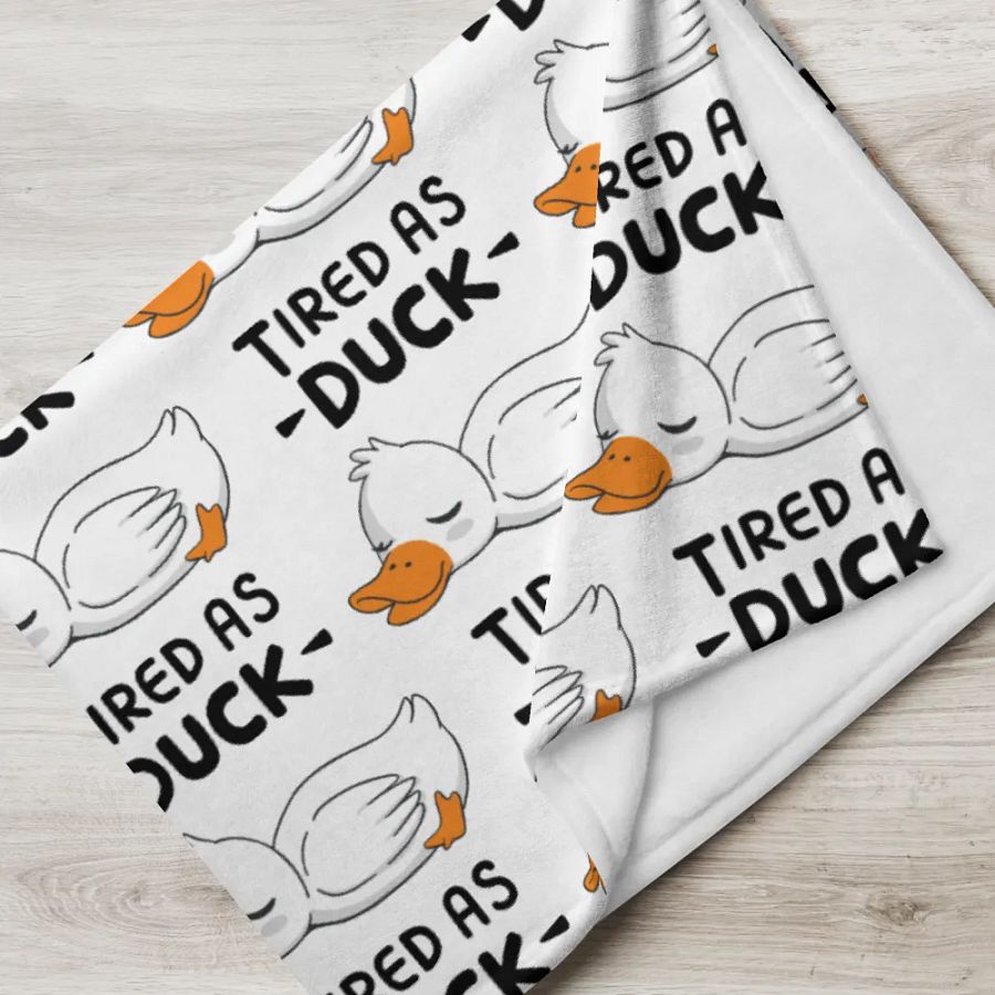 Tired As Duck Blanket product image (5)