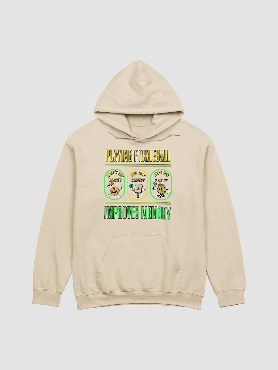 Playing Pickleball Improves Memory Fun Hoodie product image (1)