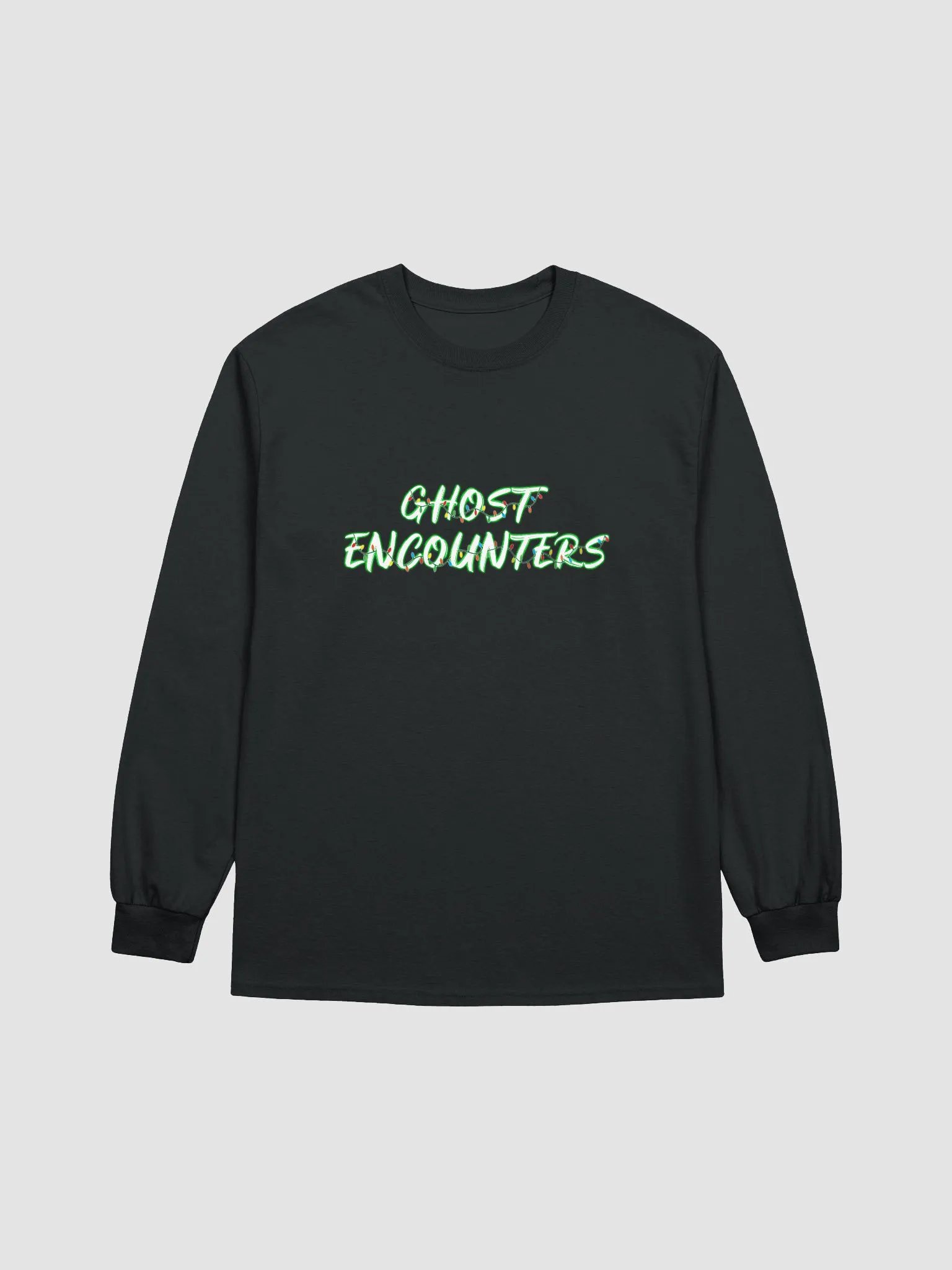 Ghost Encounters X-Mas Lights Long Sleeve product image (1)