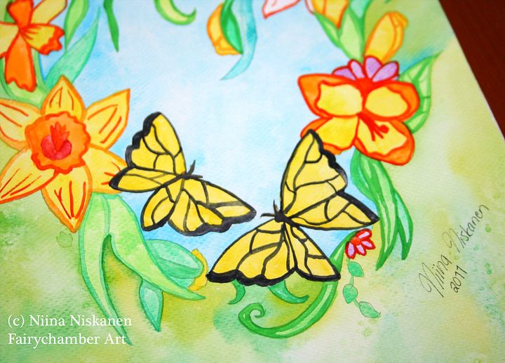 Spring Heart Original Painting product image (2)
