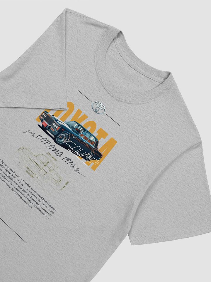 Vintage Toyota Crown Deluxe Car Side Profile T-Shirt product image (2)