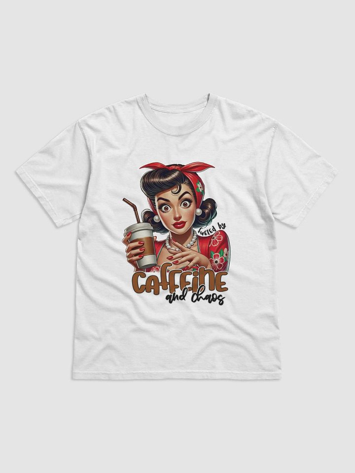 Fueled by Caffeine and Chaos Vintage Charm T-Shirt product image (1)