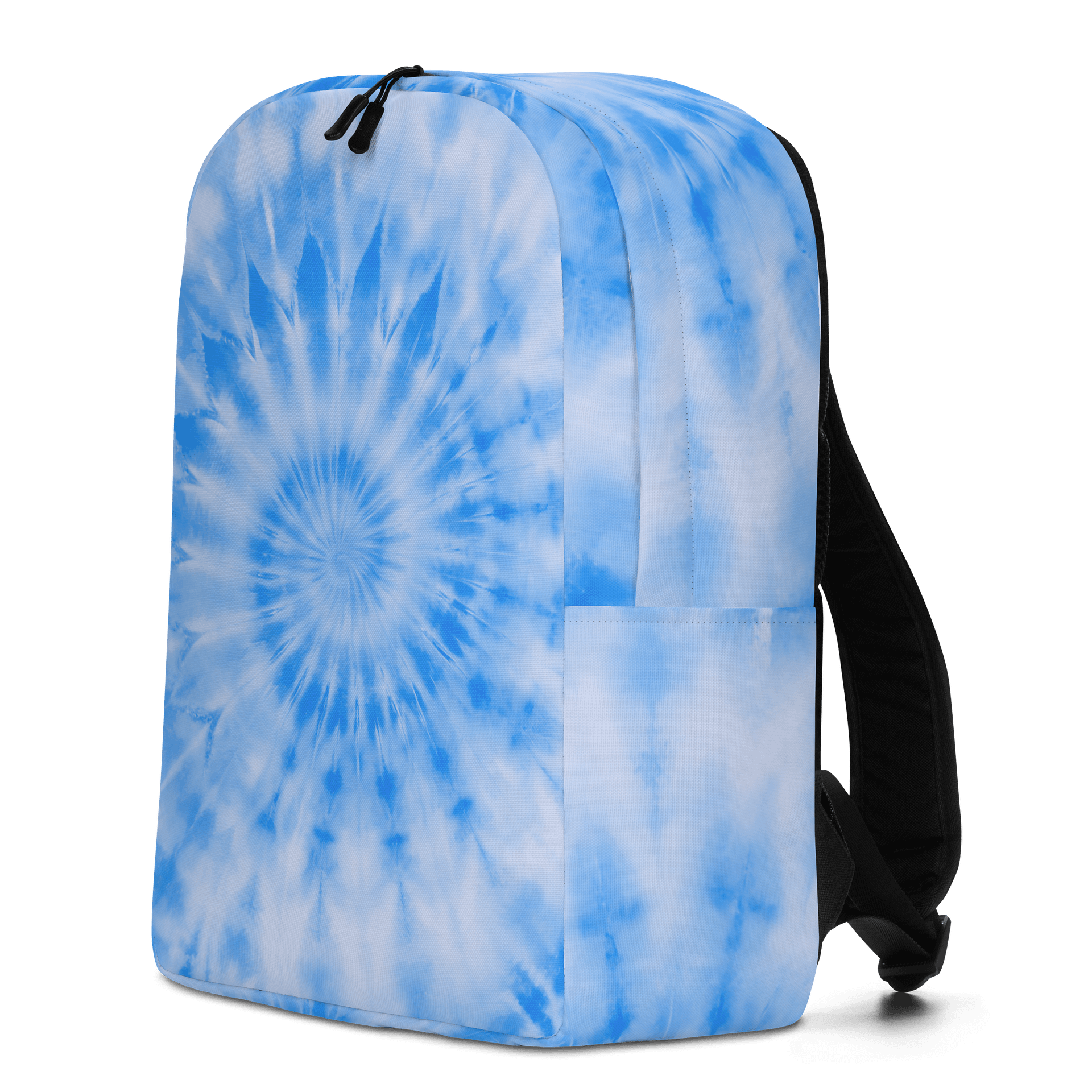 Radiant Celeste Blue Burst Tie-Dye Backpack product image (2)