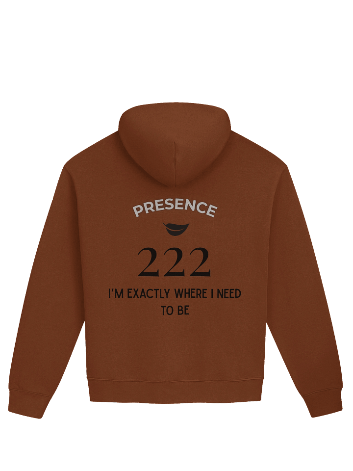 Cozy Vibes Oversized Hoodie - 222 — I am exactly where I need to be product image (1)