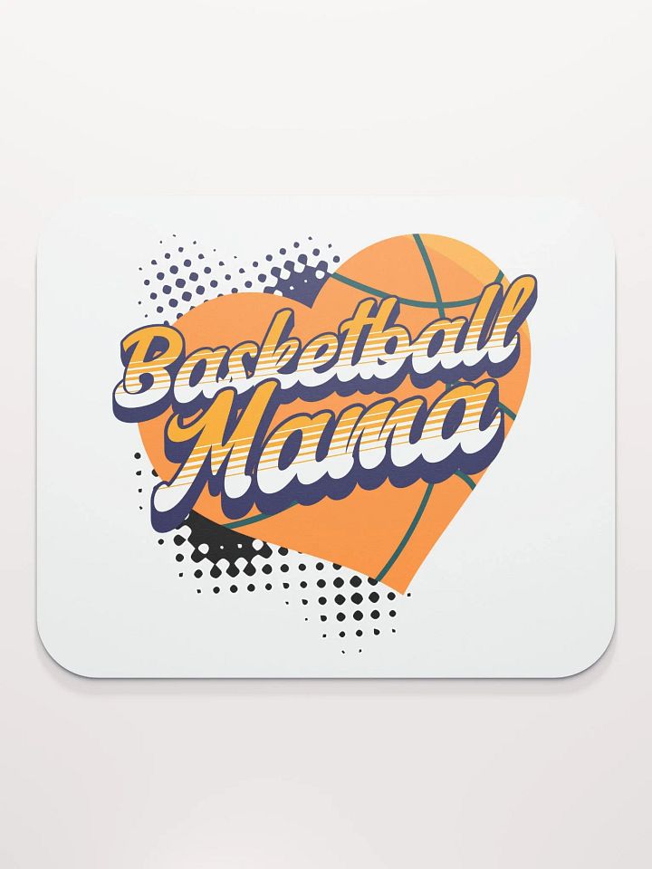 Mama Heart Basketball Classic Mouse Pad product image (2)