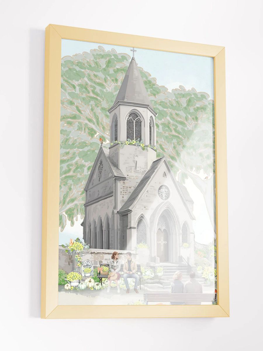 Happy Autumn English Church Garden Print 2 product image (4)