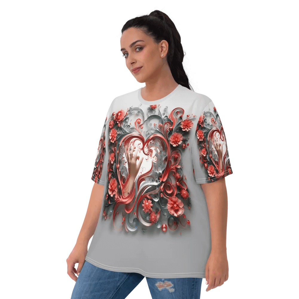 Red Love T shirt product image (9)