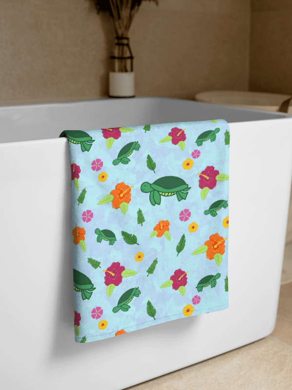 Tropical Turtle Pattern Towel product image (1)