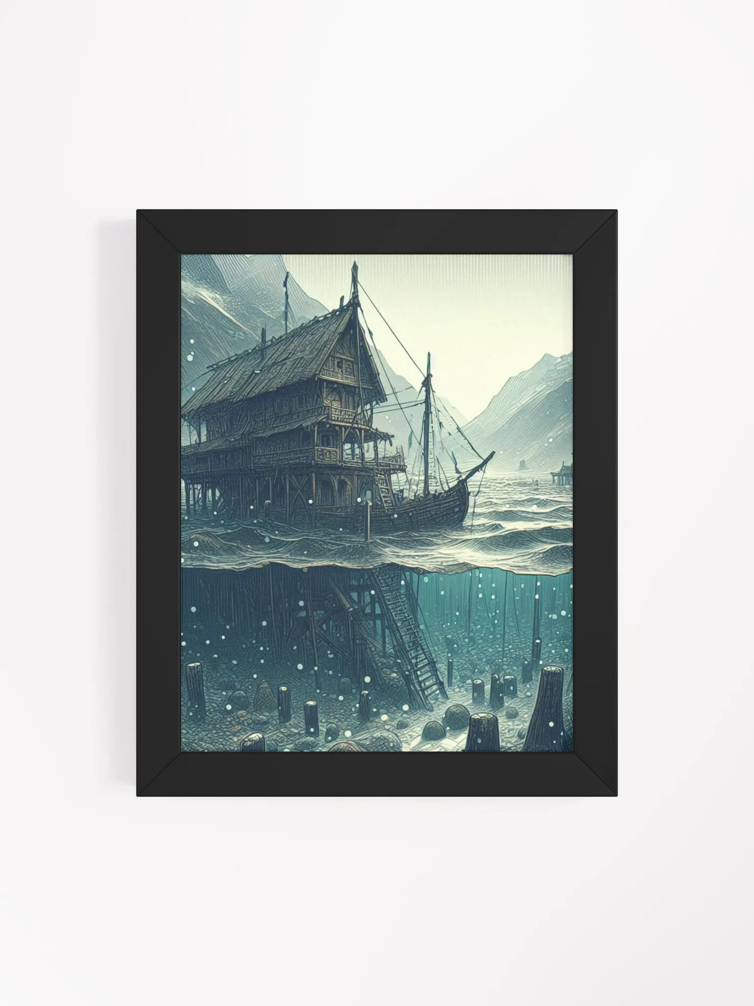 A hut in the middle of the sea product image (7)