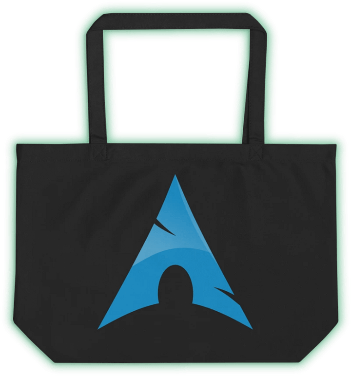 Tote Bag with Arch Linux Icon product image (1)