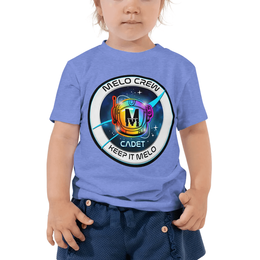 #MeloCrew Badge: Cadet - Basic Toddler T-Shirt | #MadeByMELO product image (3)