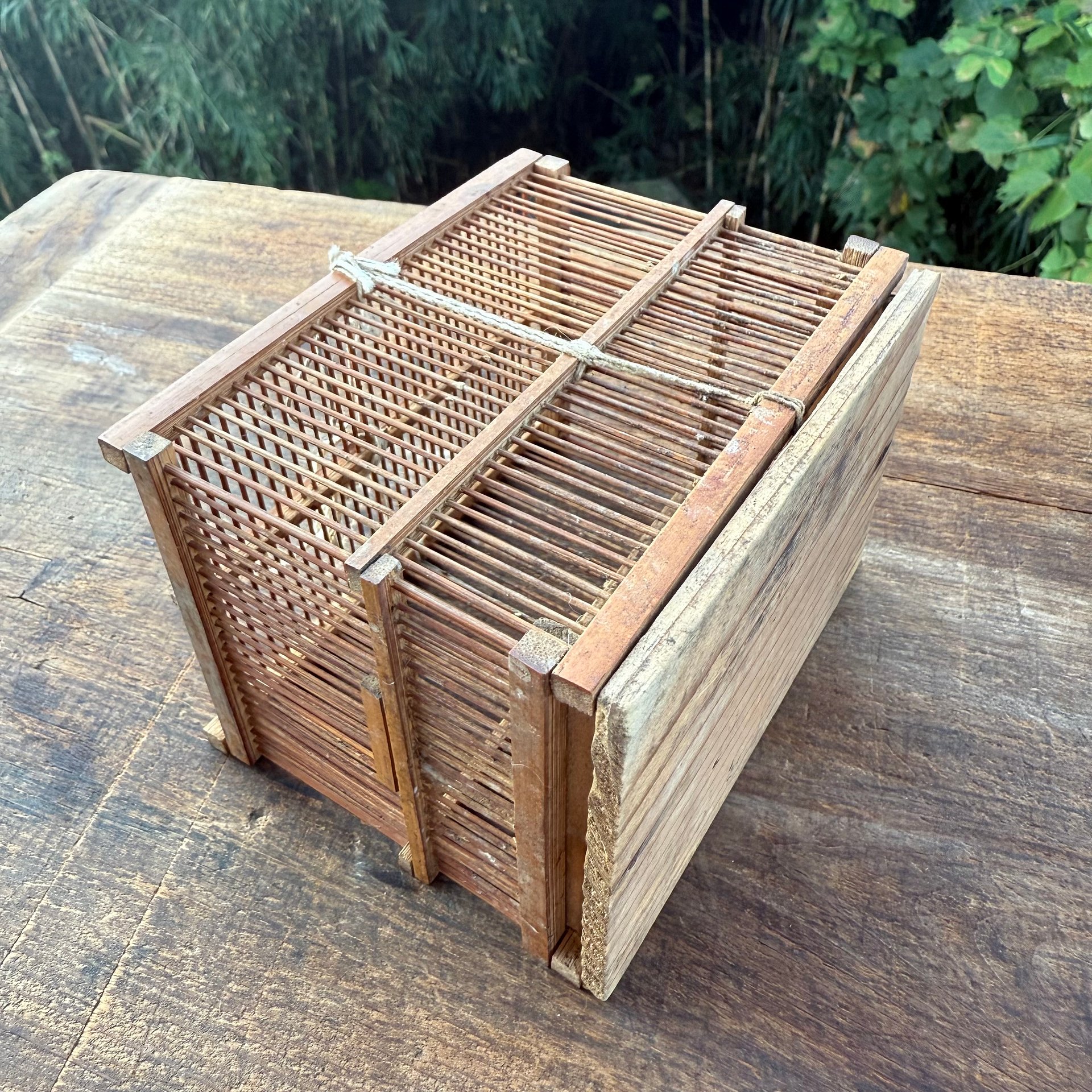 🎎 Antique Japanese Bamboo Mushikago (Insect Cage) – Mid‑Showa Folk Craft product image (2)
