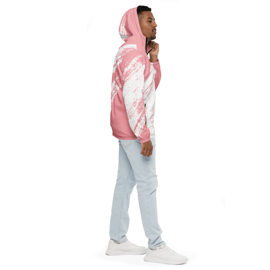 Pink Whispers Unisex Windbreaker product image (5)
