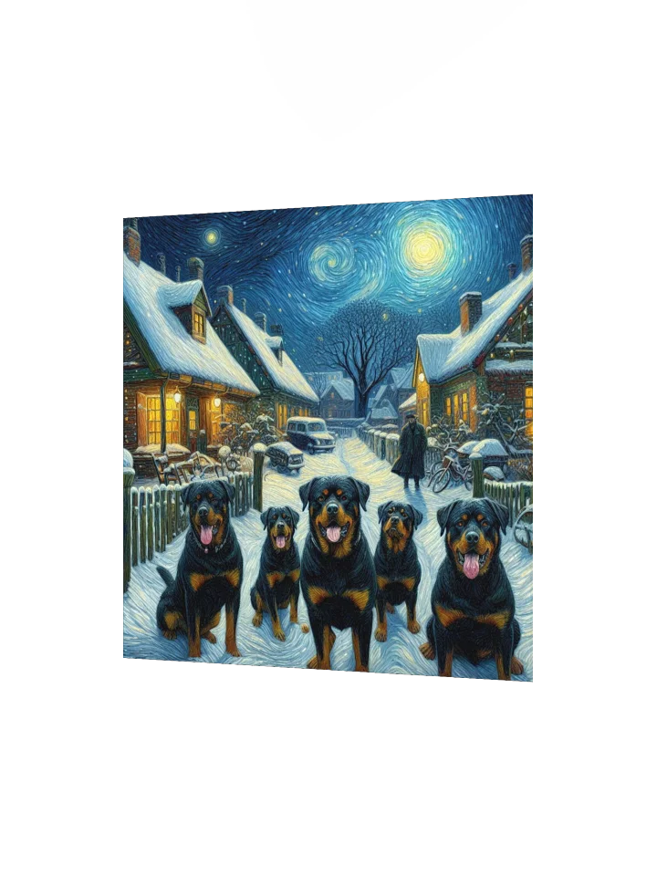 Starry Night Rottweiler Poster product image (6)