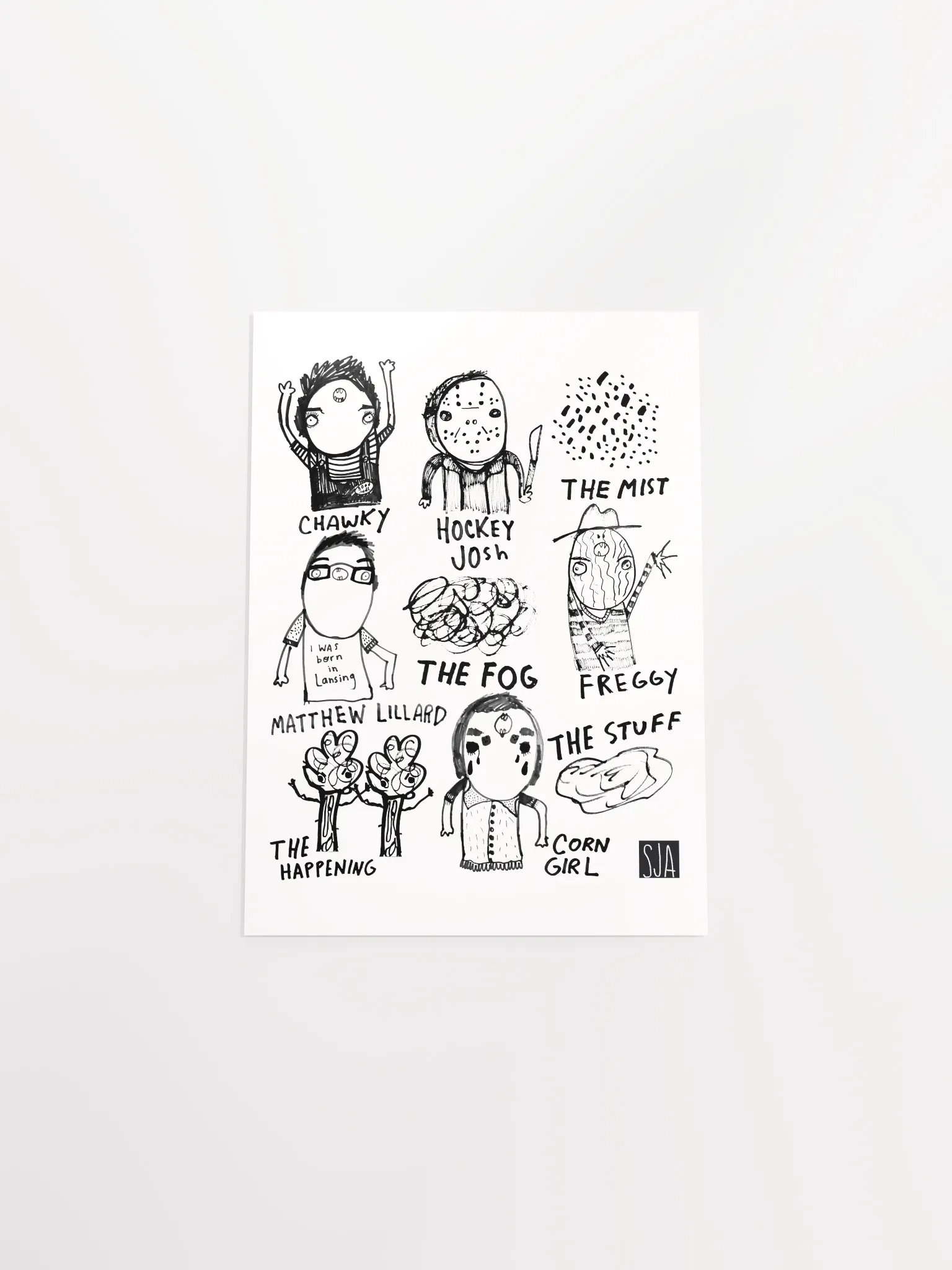 Horror Icons matte poster product image (22)