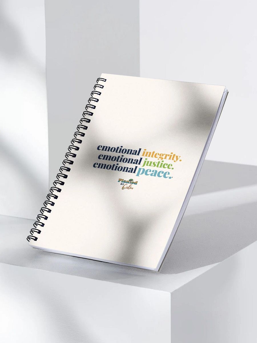 Official Planted By Calm | Calm Keepers Dot Spiral Notebook (Style 1 - Sand) product image (4)