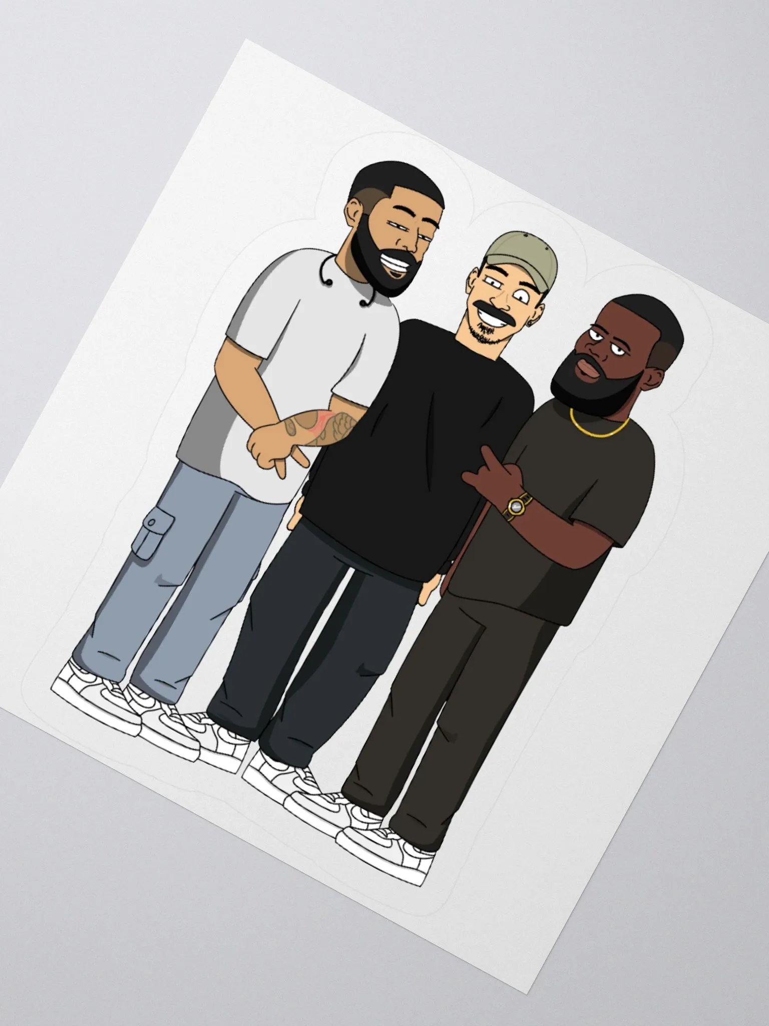 Kaio-James-Fuhad Sticker product image (2)