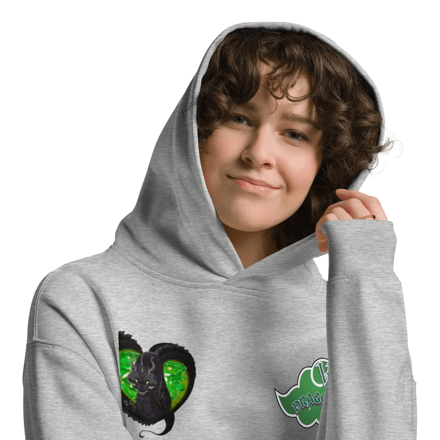 THE GREEN RAIN CLOUD HEARTED OVERSIZED hoodie product image (27)