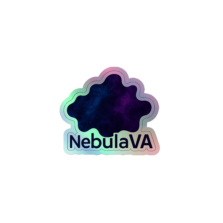NBLVA Cosmic Cloud Holographic Sticker Set product image (1)
