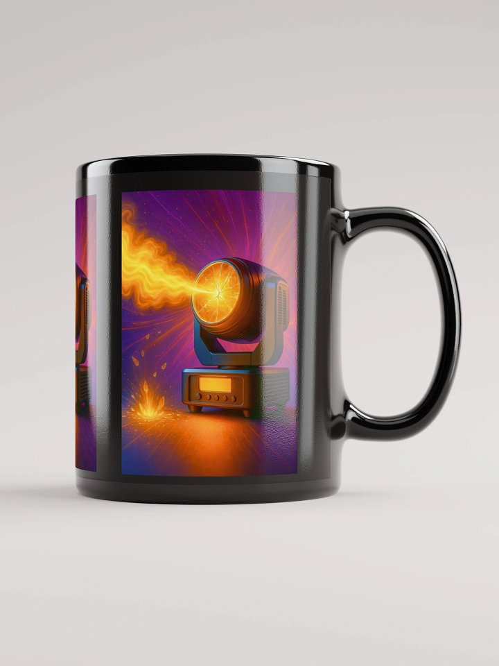 Theatrically Jerry: "Broken, Ethereal Illumination" Black Coffee Mug product image (1)