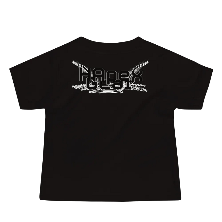 Baby Jersey Short Sleeve Tee - Black HApex Gear Black Logo product image (3)
