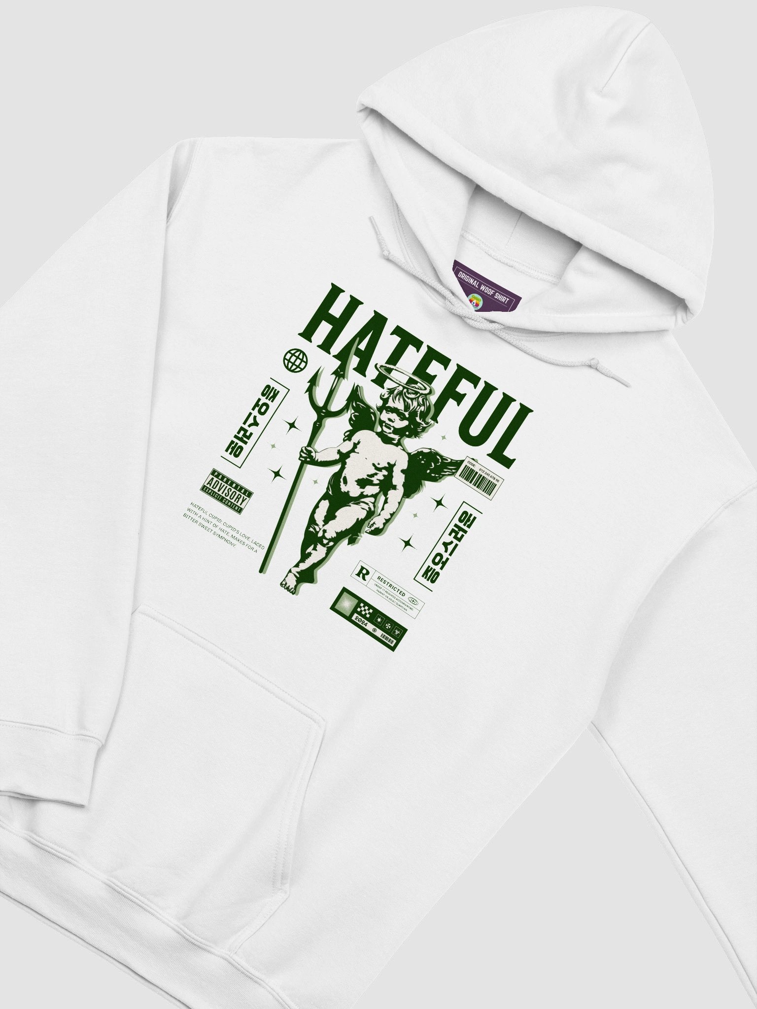Hateful | Gildan Classic Unisex Hoodie product image (4)