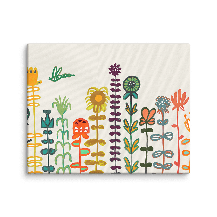 The whimsical garden canvas art print product image (21)