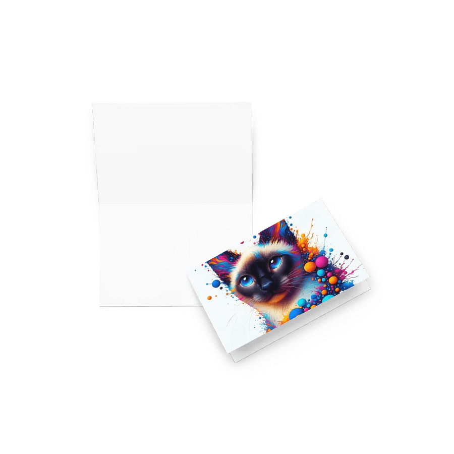 Greeting Card: Siamese product image (23)
