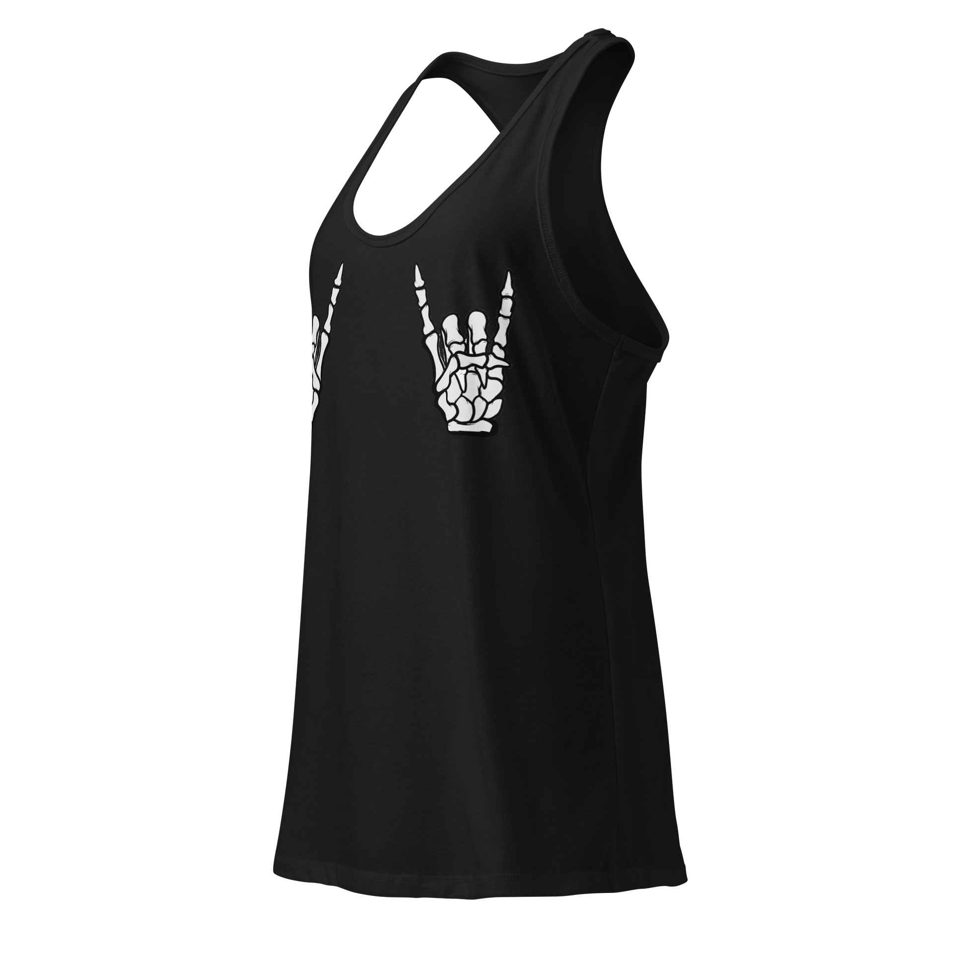 Skeletal Rock On Racerback Tank product image (6)