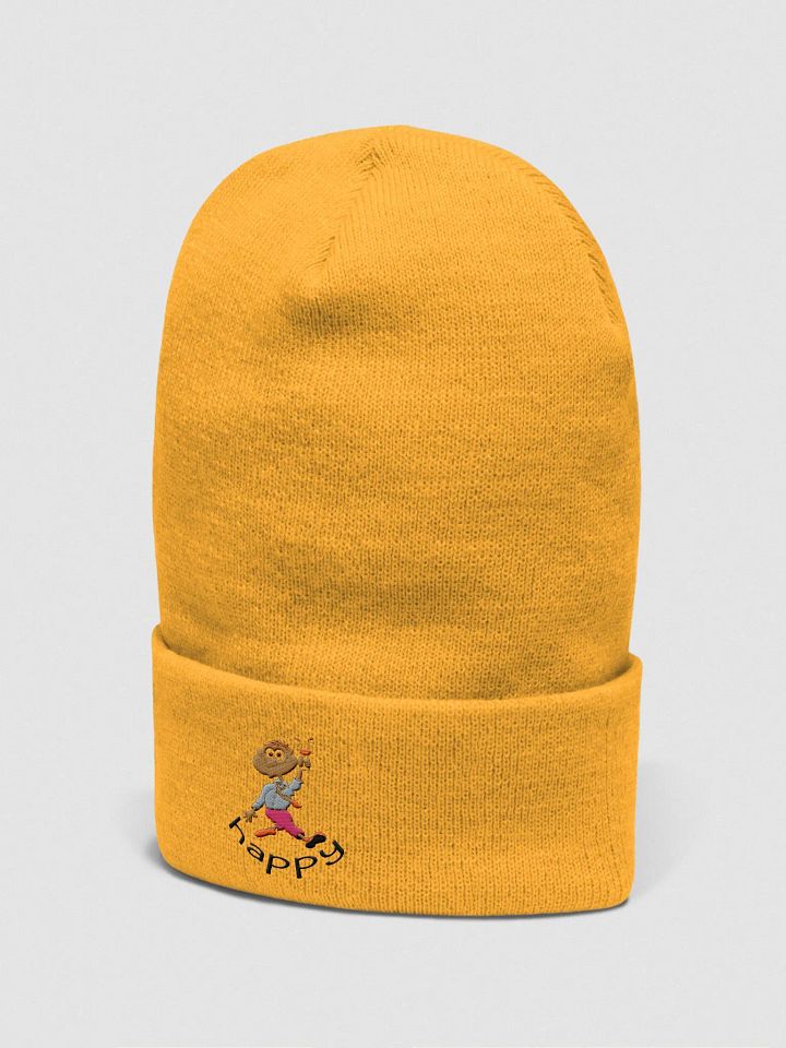 Cheerful Man Embroidered Beanie product image (6)