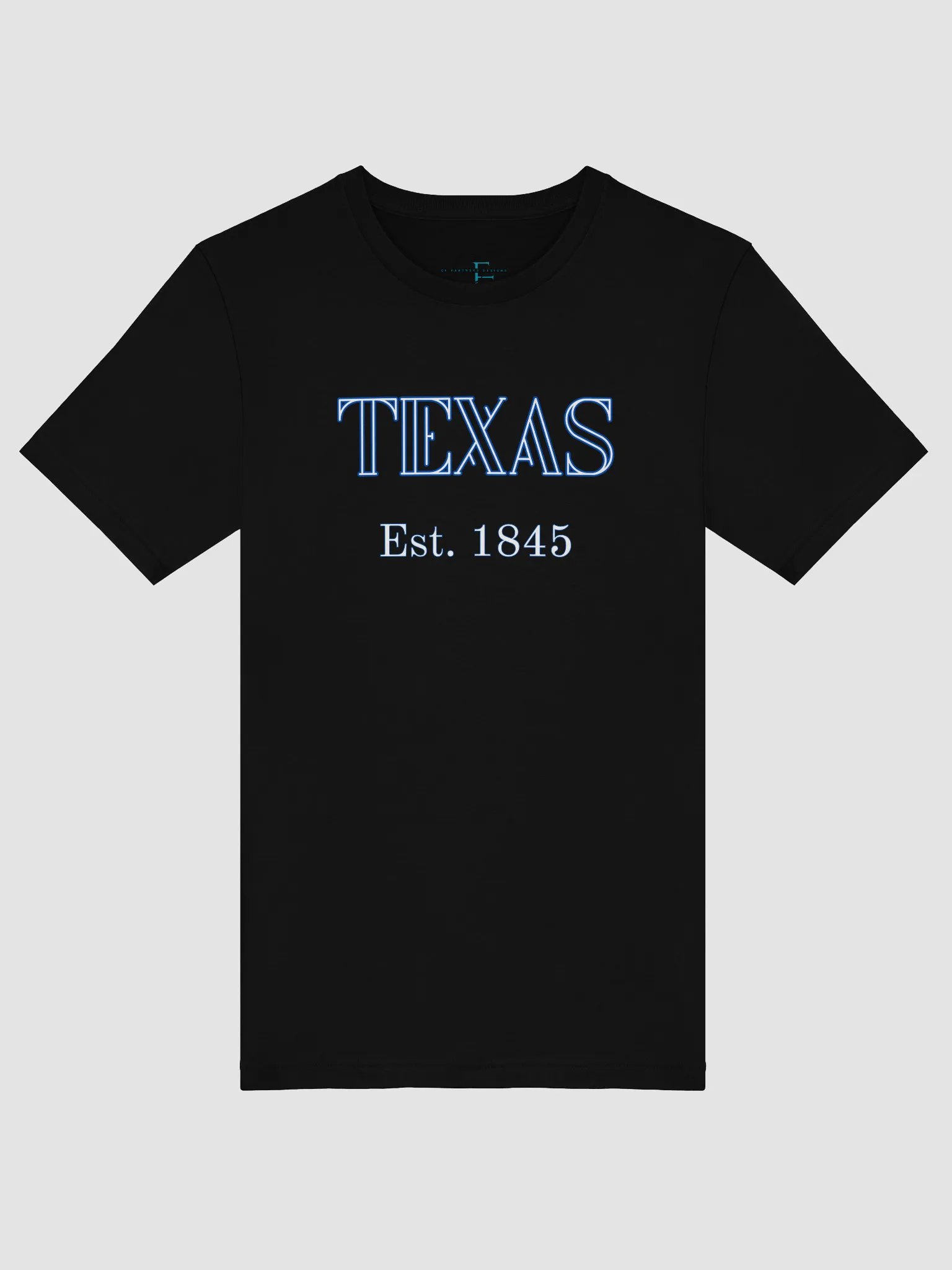 💙 TEXAS Est. 1845 Retro Tee with Blue Outline | Bella+Canvas Unisex Shirt | Kompot Font product image (35)