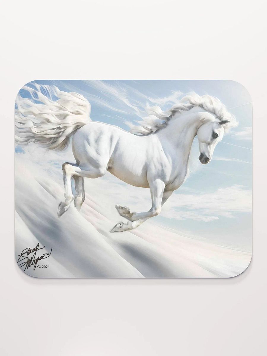 Behold a White Horse Mousepad product image (2)