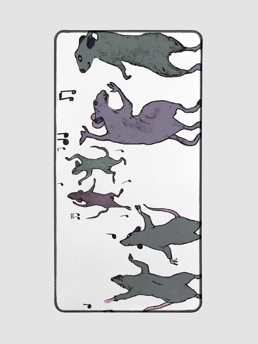 six dancing rats desk mat product image (2)
