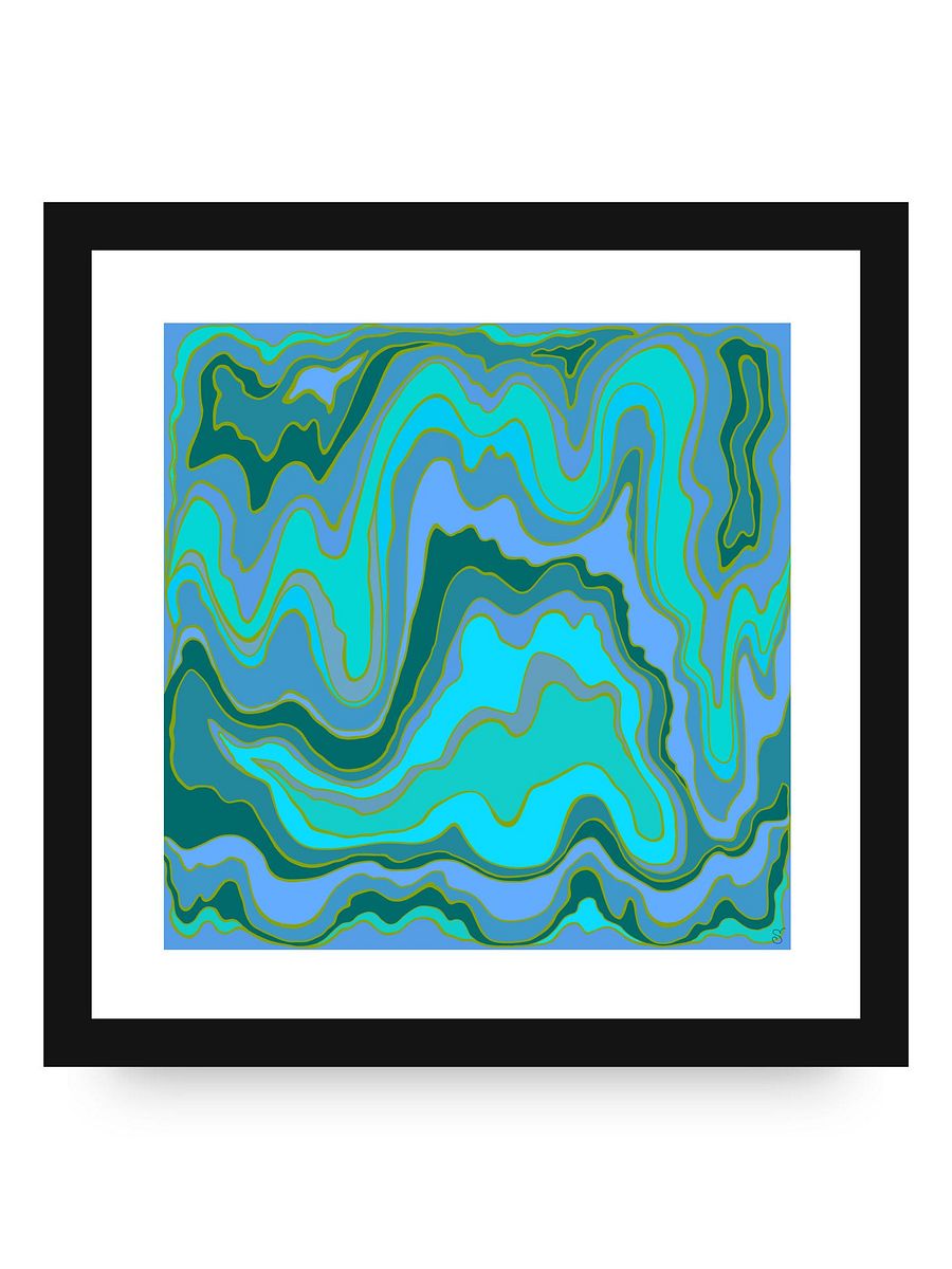 Flowing Topography Poster - Stone N 9 product image (21)