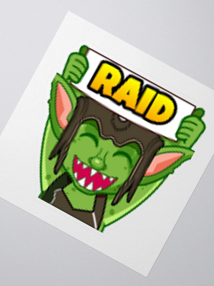 Raid Kiss Cut Sticker product image (2)