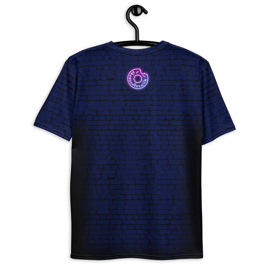 DBN Neon Sign on Blue Bricks - All-Over T-Shirt | #MadeByMELO product image (8)