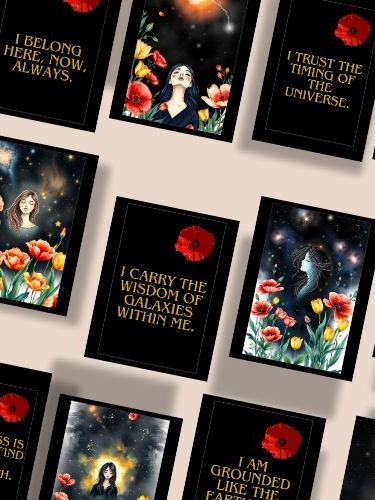 The Cosmic Garden – Mystical Affirmation Card Deck product image (3)