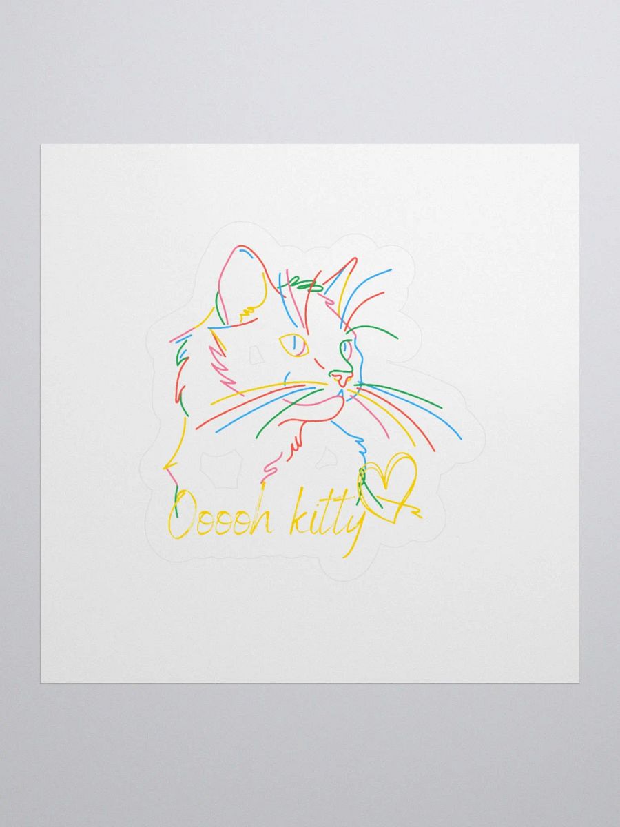 Ooooh Kitty Sticker product image (1)