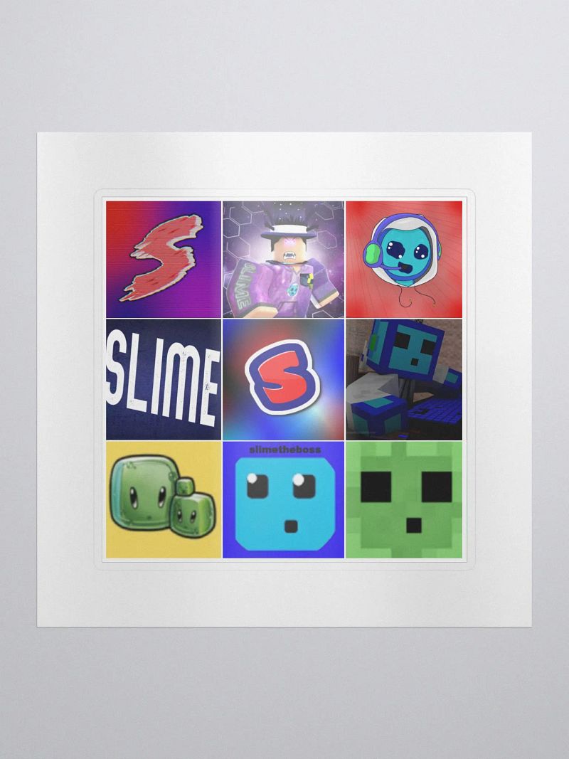 SlimeTB Logo History Kiss Cut Sticker