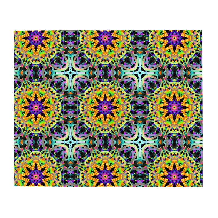Carnival Kaleidoscope Throw Blanket product image (1)