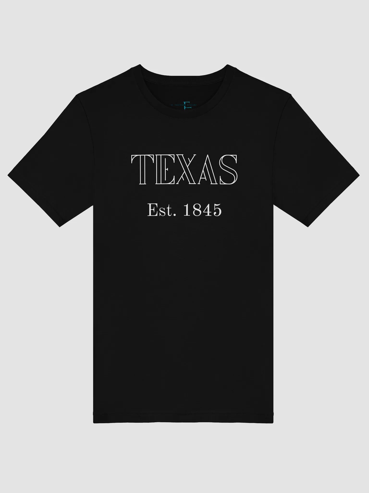 🤠 TEXAS Est. 1845 Vintage Style T-Shirt | Bella+Canvas Unisex Tee | Kompot Font product image (39)